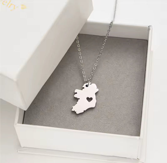Ireland Map Necklace
