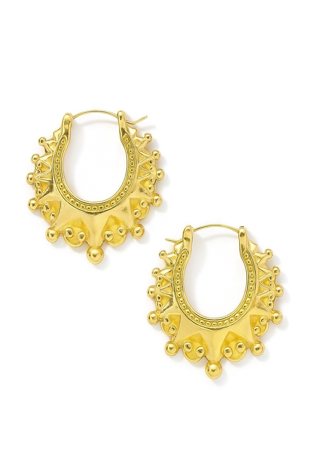 Gold Creole Earrings
