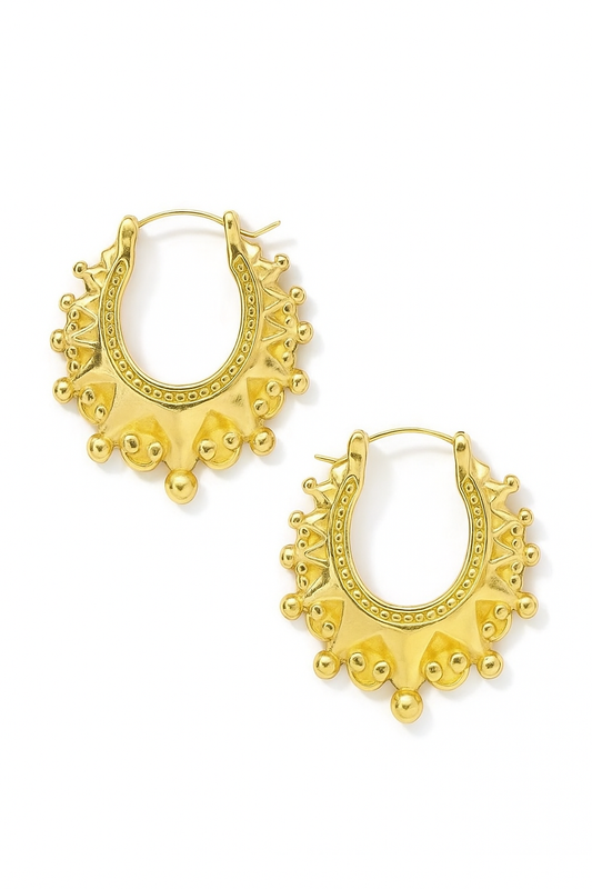 Gold Creole Earrings